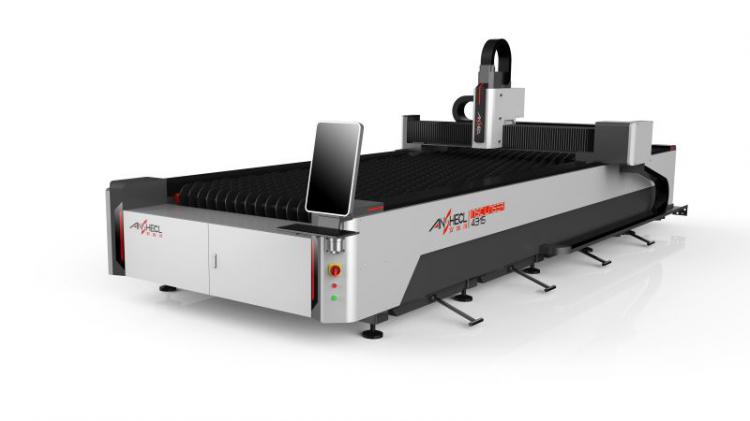 Single platform laser cutting machine