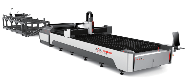 Roller table laser cutting machine